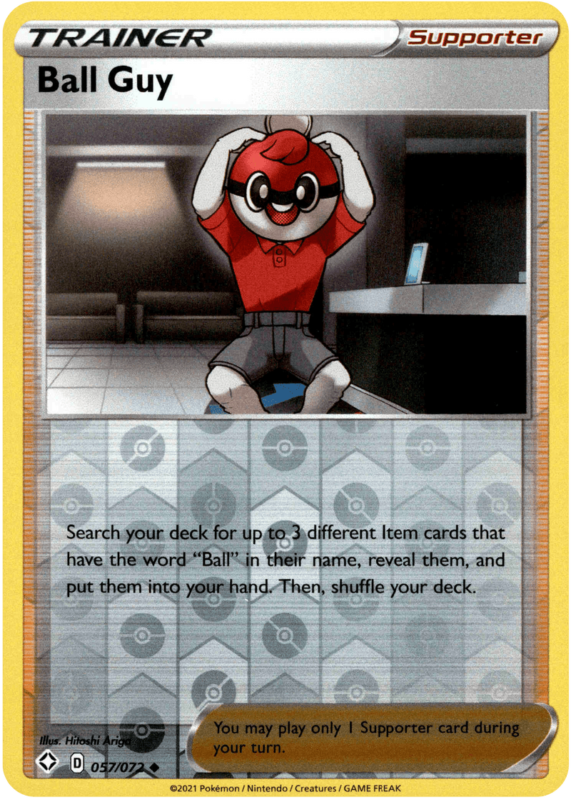 (057/072) Ball Guy - Shining Fates Reverse Holo - Card Croc