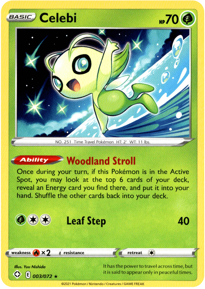 (003/072) Celebi - Shining Fates - Card Croc