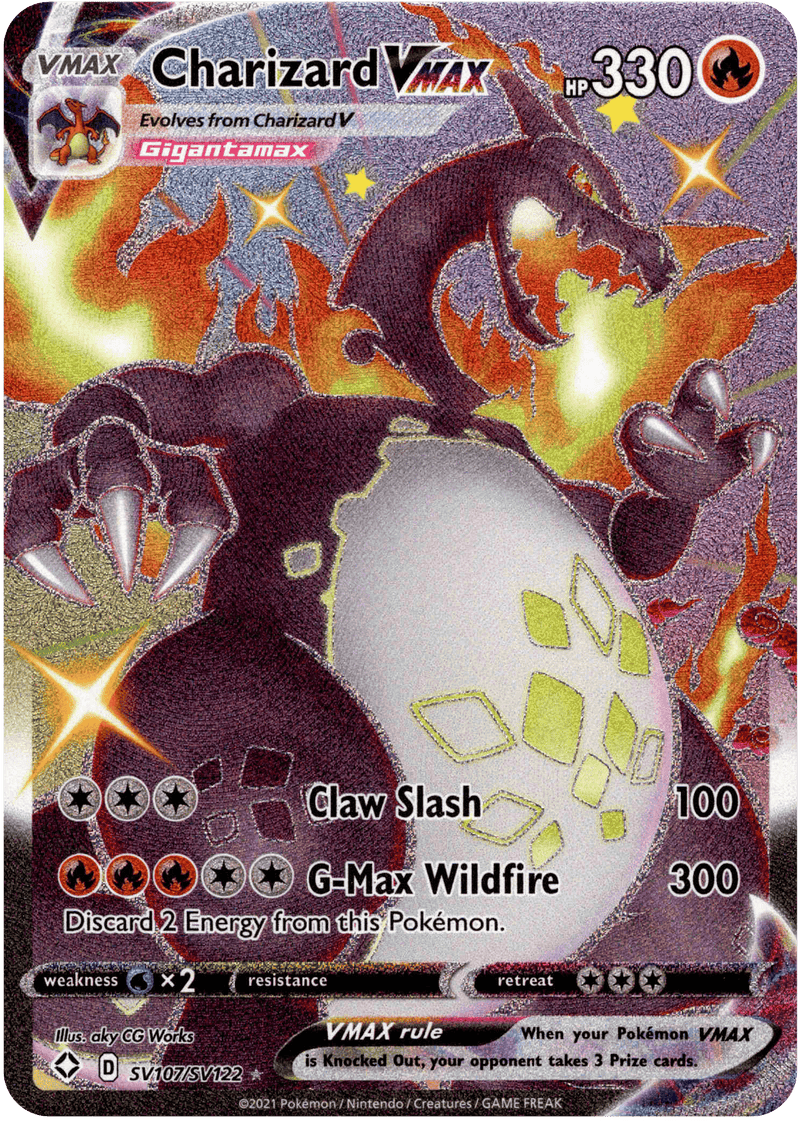 (107/122) Charizard Vmax - Shining Fates - Card Croc