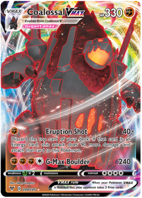 (099/185) Coalossal VMAX Ultra Rare - Vivid Voltage - Card Croc