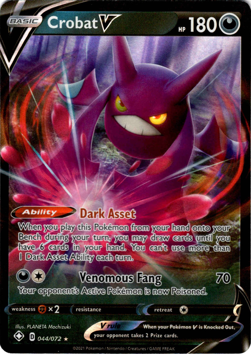 (044/072) Crobat V - Shining Fates - Card Croc