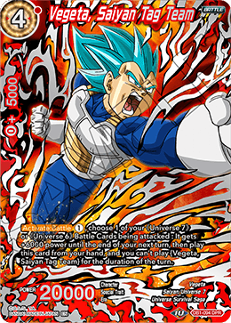 DB1-094 - Vegeta, Saiyan Tag Team