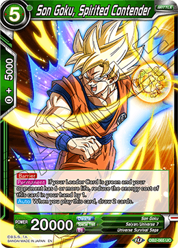 DB2-065 - Son Goku, Spirited Contender