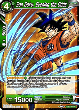 DB2-066 - Son Goku, Evening the Odds