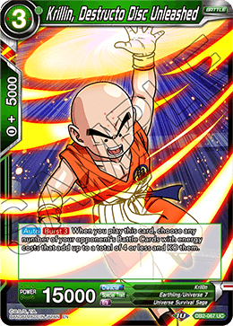 DB2-067 - Krillin, Destructo Disc Unleashed