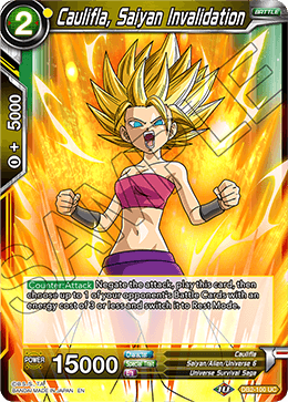 DB2-100 - Caulifla, Saiyan Invalidation