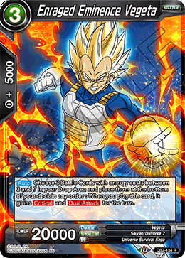 DB2-134 - Enraged Eminence Vegeta