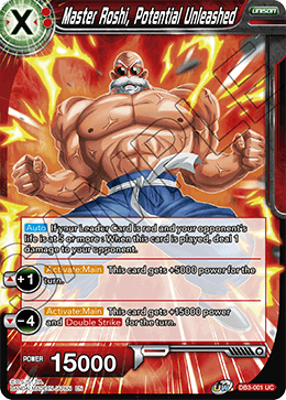 DB3-001 - Master Roshi, Potential Unleashed