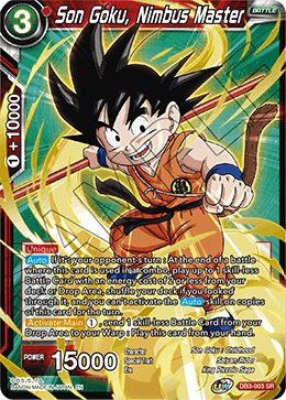 DB3-003 - Son Goku, Nimbus Master