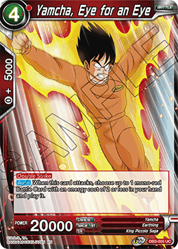 DB3-005 - Yamcha, Eye for an Eye