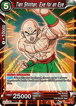 DB3-006 - Tien Shinhan, Eye for an Eye