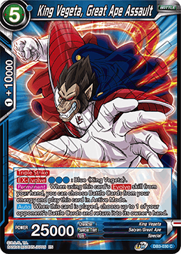 DB3-030 - King Vegeta, Great Ape Assault