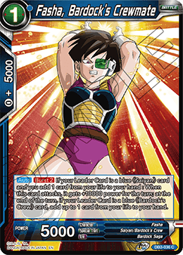 DB3-036 - Fasha, Bardock's Crewmate