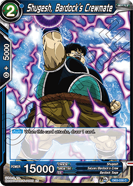 DB3-038 - Shugesh, Bardock's Crewmate