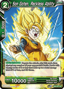 DB3-057 - Son Goten, Reckless Ability