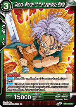 DB3-061 - Trunks, Wielder of the Legendary Blade