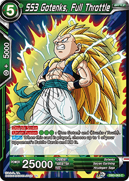 DB3-063 - SS3 Gotenks, Full Throttle