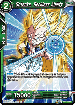 DB3-064 - Gotenks, Reckless Ability