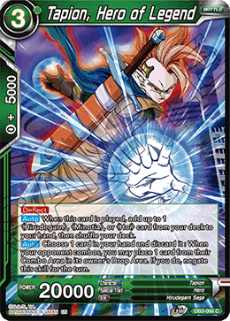 DB3-066 - Tapion, Hero of Legend