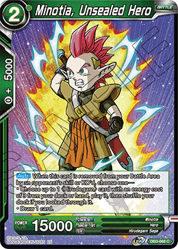 DB3-068 - Minotia, Unsealed Hero