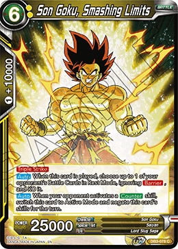 DB3-078 - Son Goku, Smashing Limits