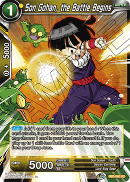 DB3-080 - Son Gohan, the Battle Begins