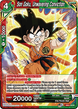 DB3-116 - Son Goku, Unwavering Conviction