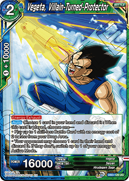 DB3-126 - Vegeta, Villain-Turned-Protector