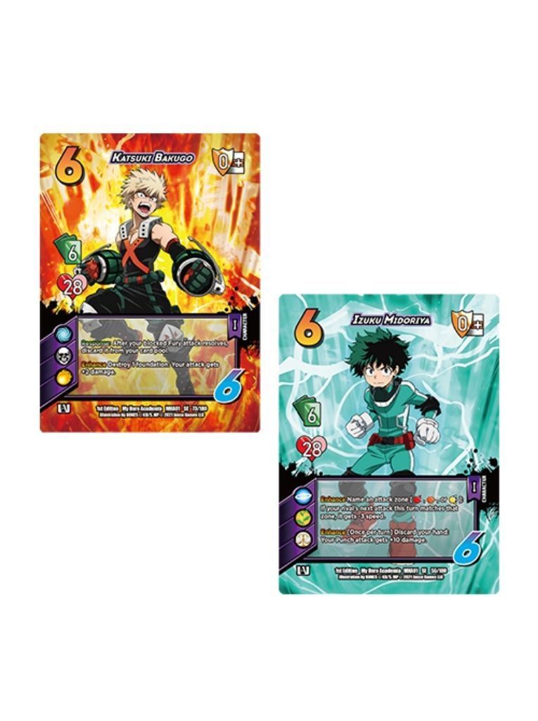 My Hero Academia CCG - Izuku Midoriya vs Katsuki Bakugo 2-Play Rival Deck Wave 1