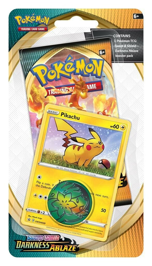 Pokemon TCG Sword & Shield Darkness Ablaze Checklane Blister - Card Croc