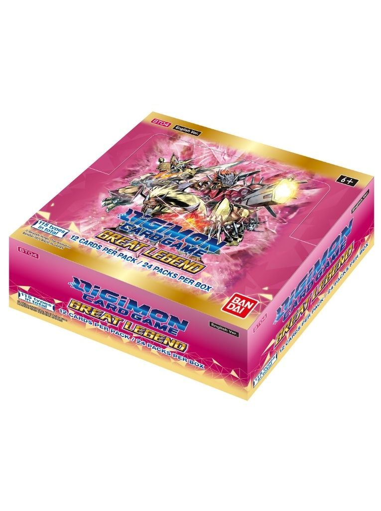 Digimon Card Game - Series 04 - Great Legend BT04 Booster Box - Card Croc