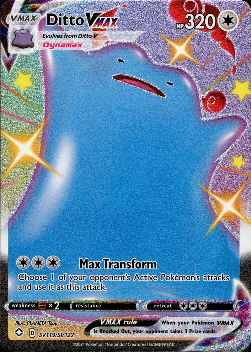 (119/122) Ditto Vmax - Shining Fates - Card Croc