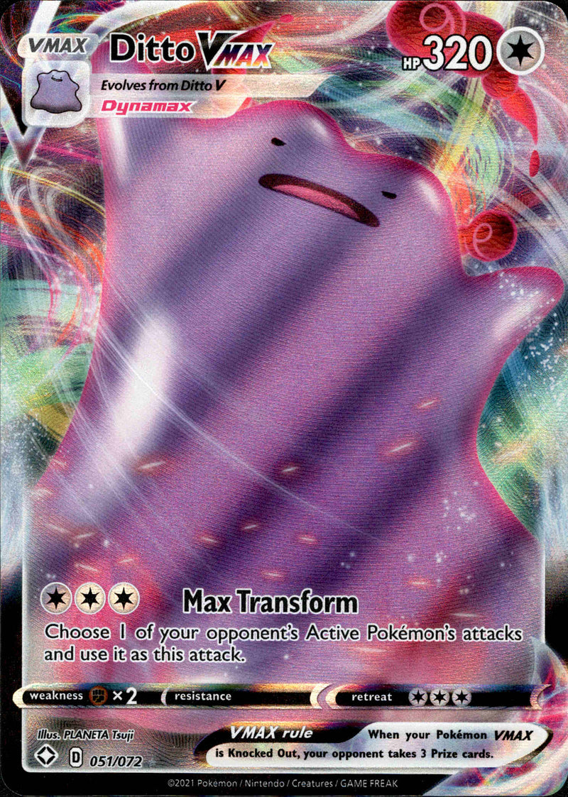 (051/072) Ditto Vmax - Shining Fates - Card Croc