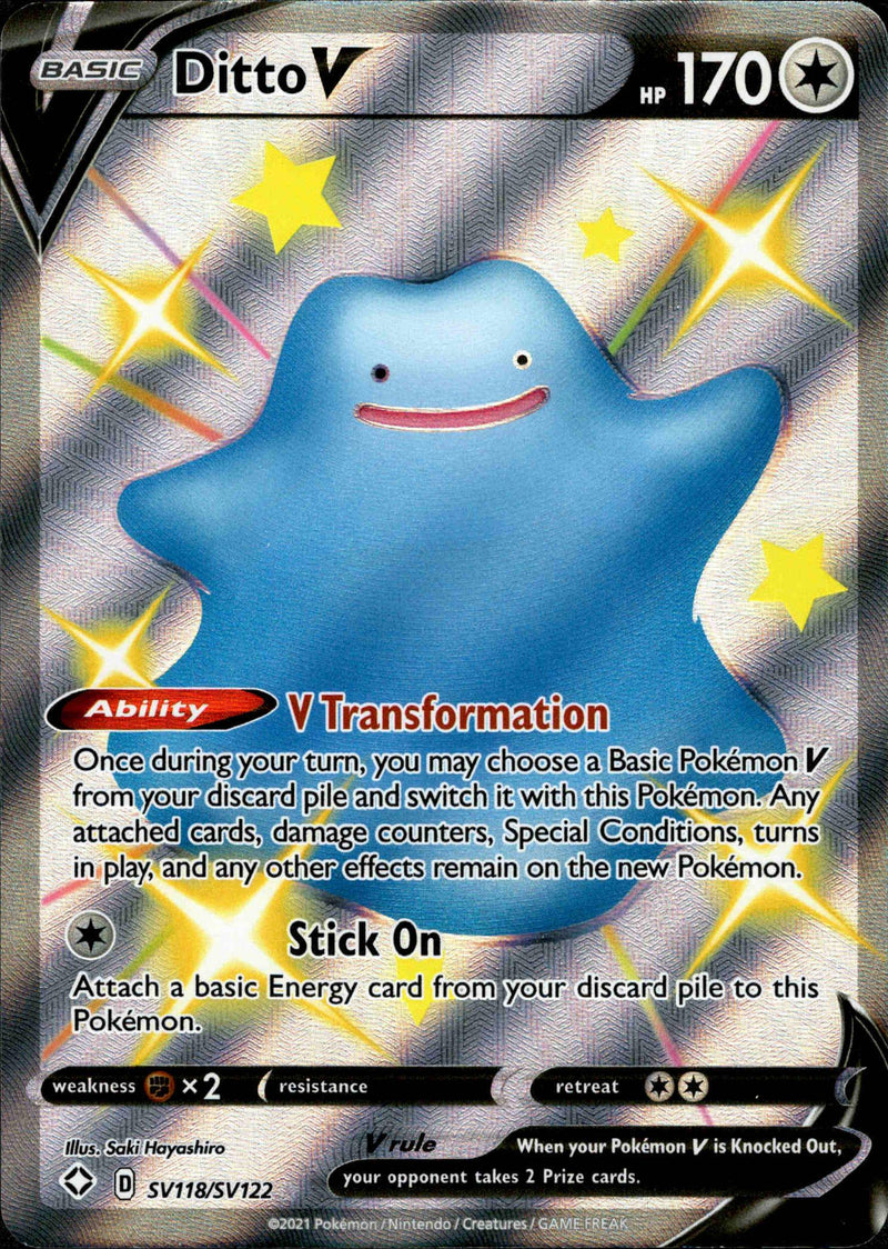 (118/122) Ditto V - Shining Fates - Card Croc