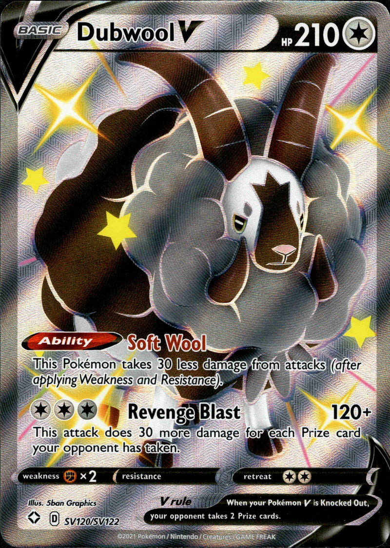 (120/122) Dubwool V - Shining Fates - Card Croc