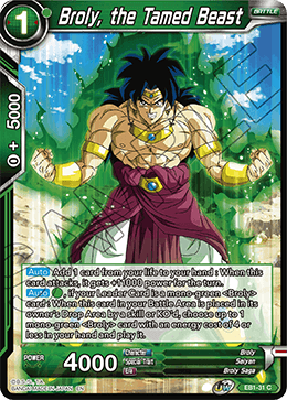 EB1-31 - Broly, the Tamed Beast