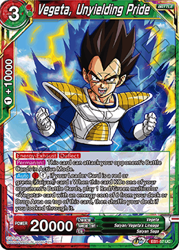 EB1-57 - Vegeta, Unyielding Pride