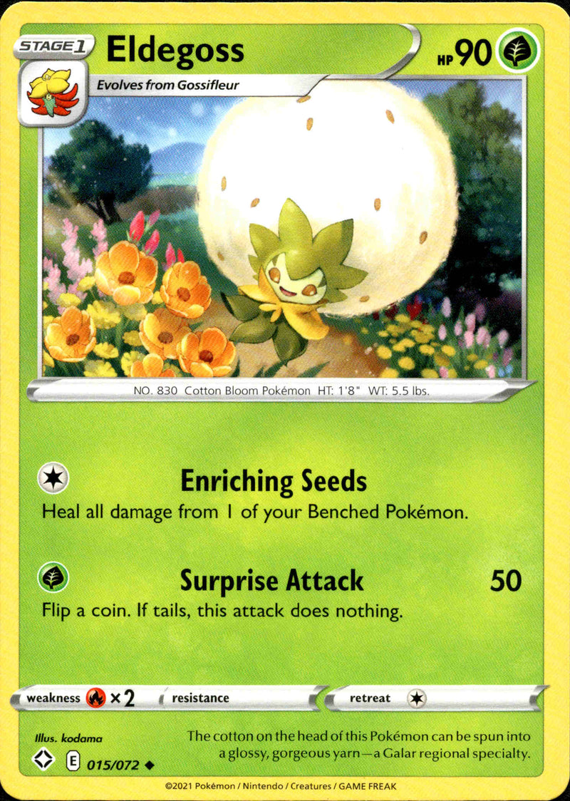 (015/072) Eldegoss - Shining Fates - Card Croc