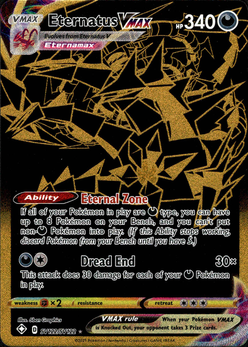 (122/122) Eternatus Vmax - Shining Fates - Card Croc