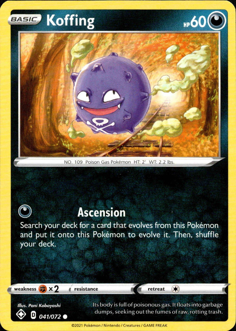 (041/072) Koffing - Shining Fates - Card Croc