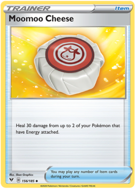 (156/185) Moomoo Cheese Trainer Uncommon - Vivid Voltage - Card Croc