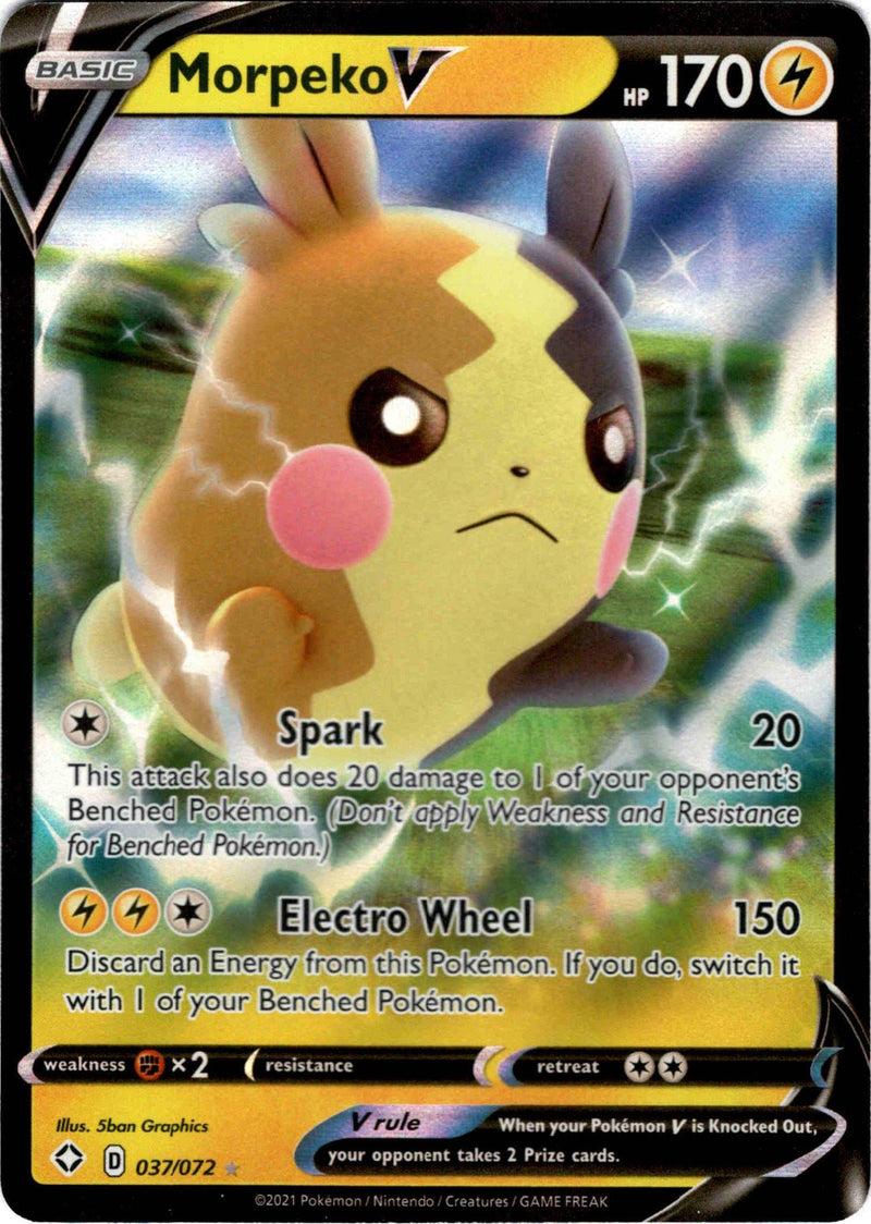 (037/072) Morpeko V - Shining Fates - Card Croc