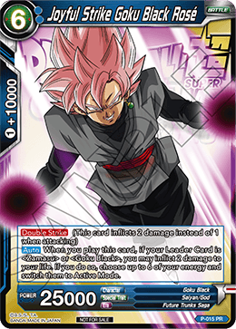 P-015 - Joyful Strike Goku Black Rose (Metallic Foil) (Event Pack 2018)