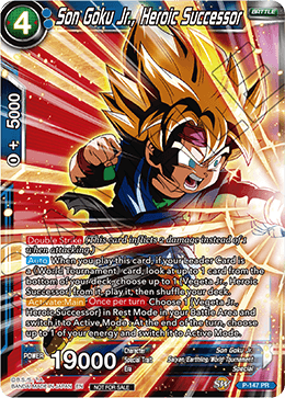 P-147 - Son Goku Jr., Heroic Successor (Power Booster: World Martial Arts Tournament)