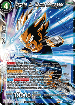 P-148 - Vegeta Jr., Heroic Successor (Power Booster: World Martial Arts Tournament)