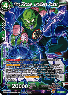 P-153 - King Piccolo, Limitless Power (Power Booster: World Martial Arts Tournament)