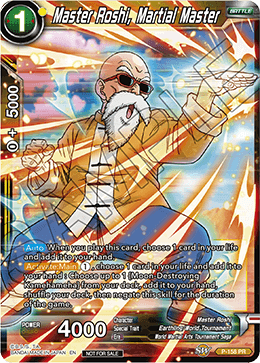 P-158 - Master Roshi, Martial Master (Power Booster: World Martial Arts Tournament)