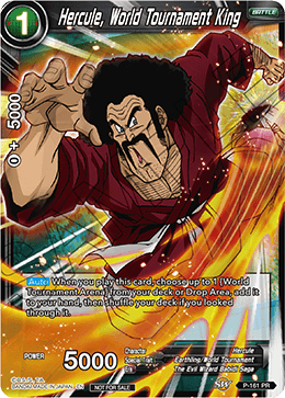 P-161 - Hercule, World Tournament King (Power Booster: World Martial Arts Tournament)