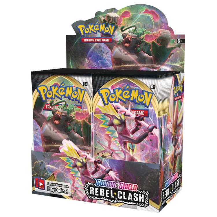 Pokemon TCG Sword & Shield Rebel Clash Booster Box - Card Croc