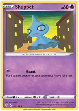 (067/185) Shuppet Common - Vivid Voltage - Card Croc